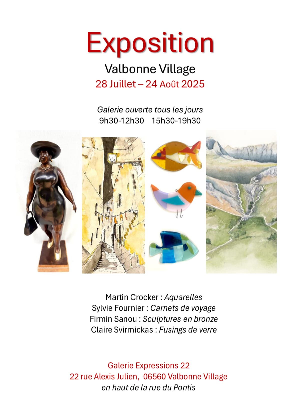 Mes fusings passent l'été à Valbonne Village