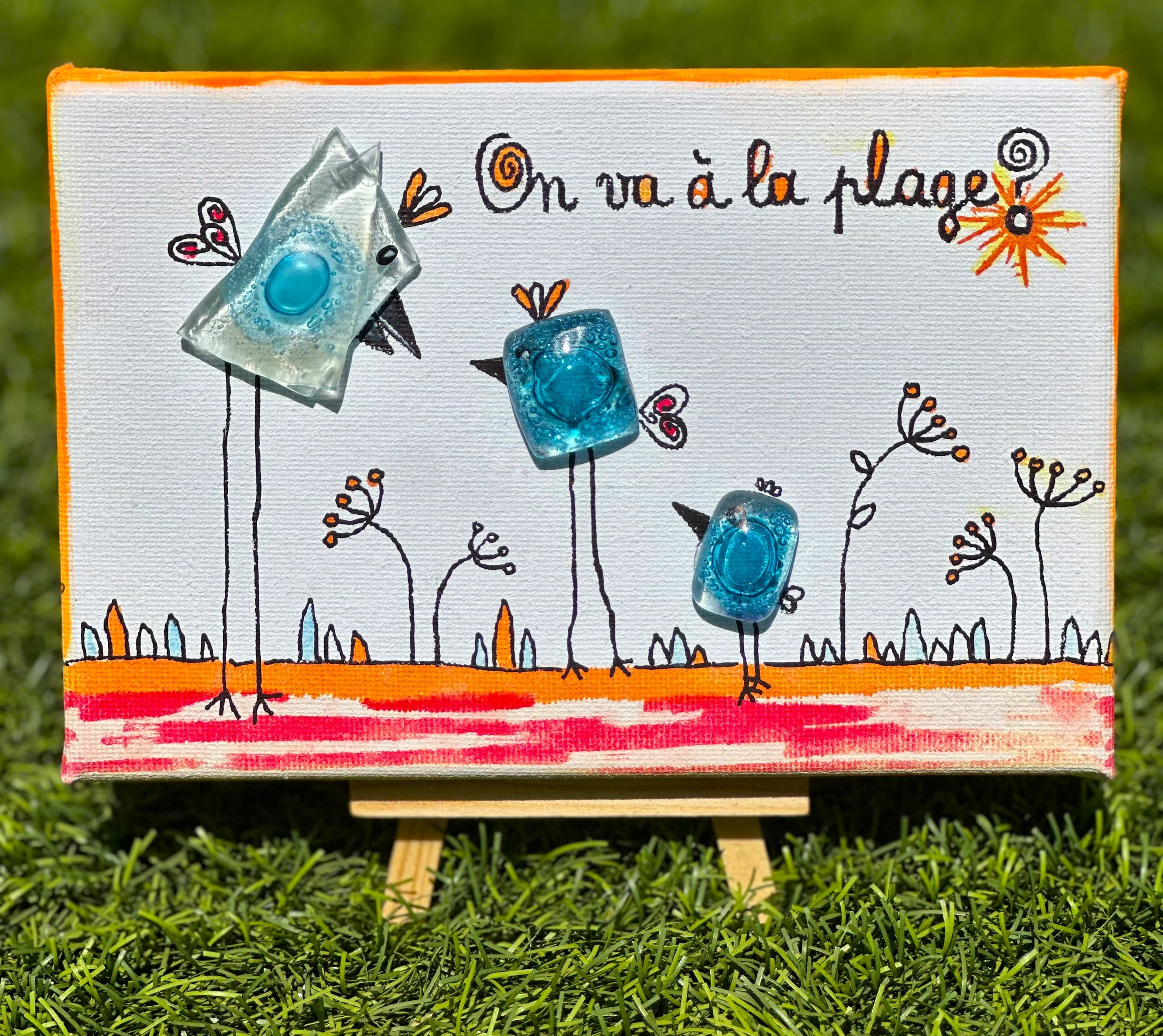 On va à la plage